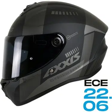 Axxis Kapalı Kask Draken Mp4 B1 Mat Siyah