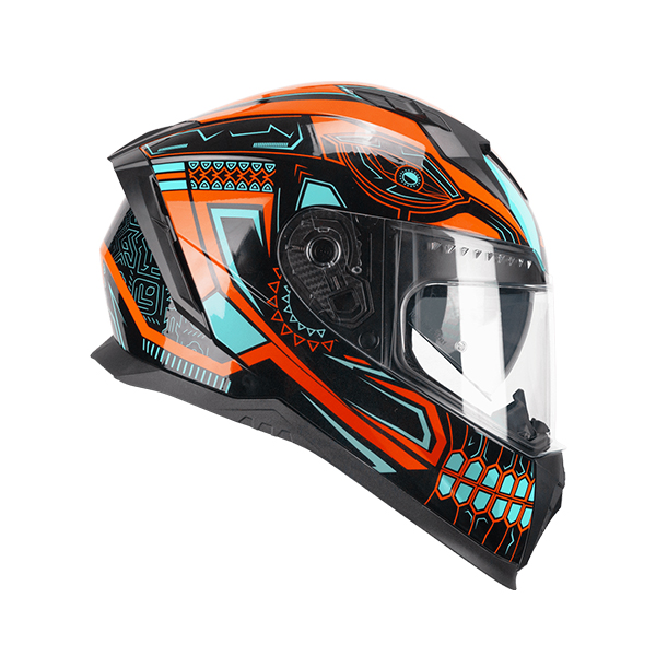 Cgm 311 Kapalı Kask Blast Maya Turuncu -Mavi Cgm 311 Kapalı Kask Blast Maya Turuncu -Mavi