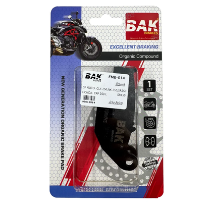 Yıldırım Bak Arka Balata Organik Cf Moto Nk 250 SR 250 Hero Xpulse Honda Cbr 125 R Crf 250 L Yıldırım Bak Arka Balata Organik Cf Moto Nk 250 SR 250 Hero Xpulse Honda Cbr 125 R Crf 250 L